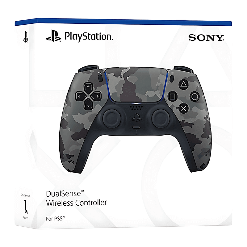 DualSense Wireless Controller (Gray Camouflage) - دراع لبلايستيشن 5 جيشى