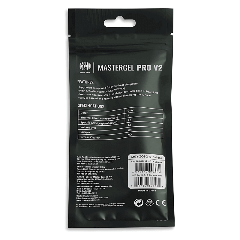 MASTERGEL PRO V2 HIGH THERMAL CONDUCTIVITY COMPOUND - كولار ماستر چيل برو فيرجن تو