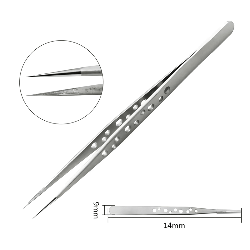 M&R Anti-static Straight Tweezers SS-SA - جيفت M&R عدل مضاد للكهرباء الساكنة